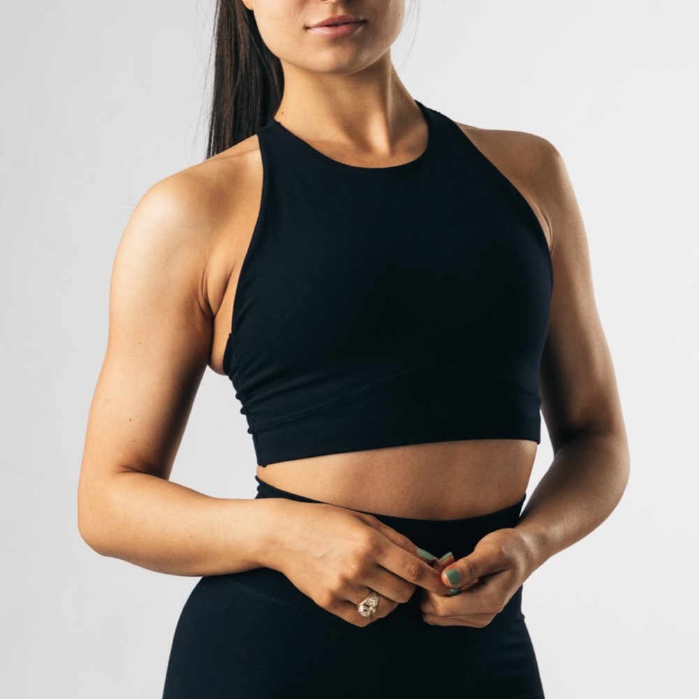 ❌SOLD❌ ALPHALETE ALPHALUX SUPREME BRA BLACK